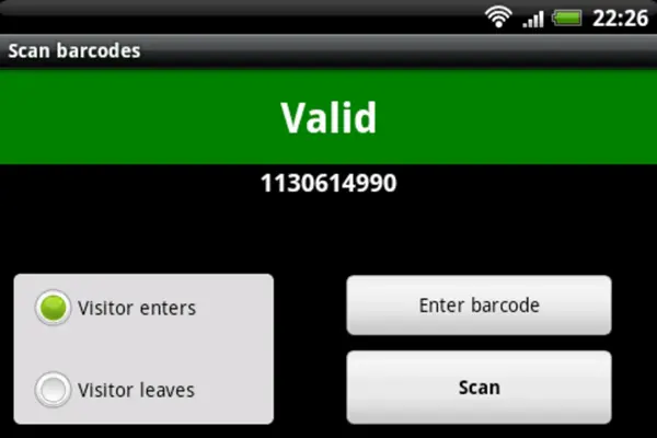 BarcodeChecker android App screenshot 1