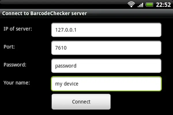 BarcodeChecker android App screenshot 3